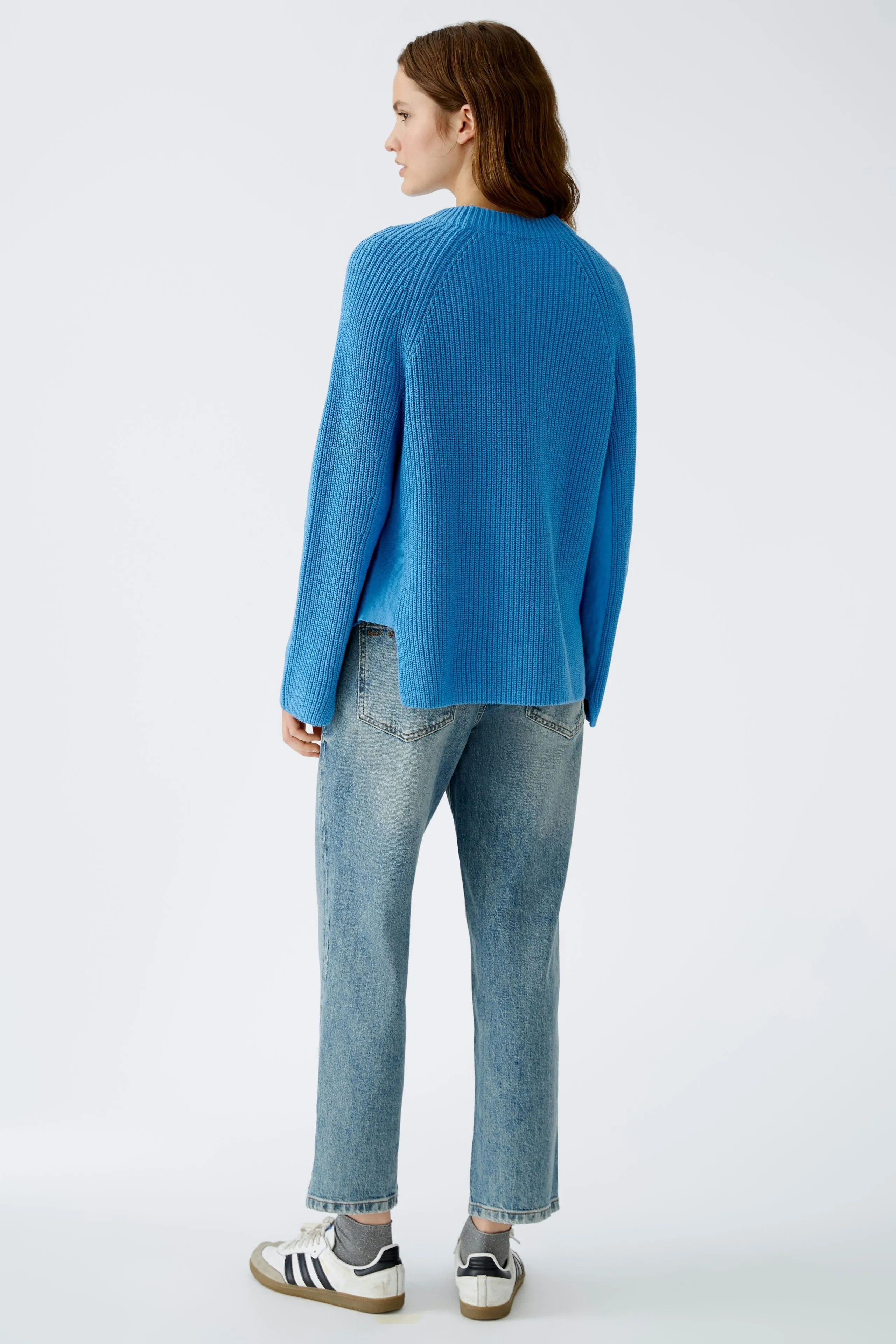 RUBI Pullover mit Reißverschluss, in reiner Baumwolle
